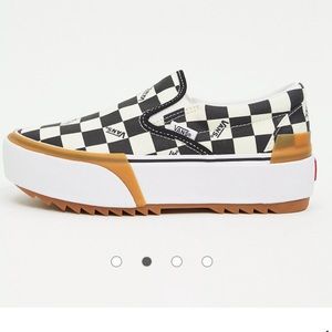 Vans Checkered Stacked Slip-On Sneakers